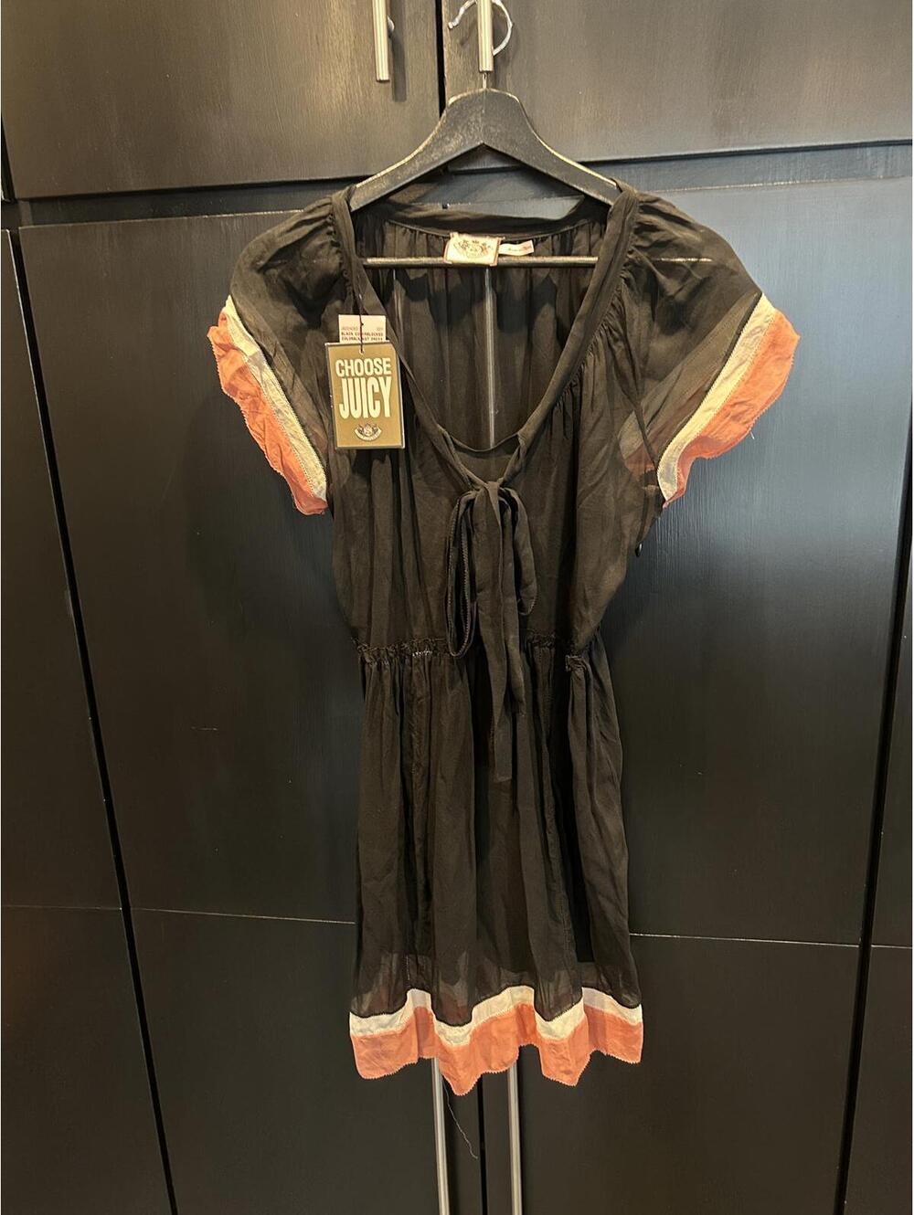 Juicy Couture Black Colorblocked Dress Size 6